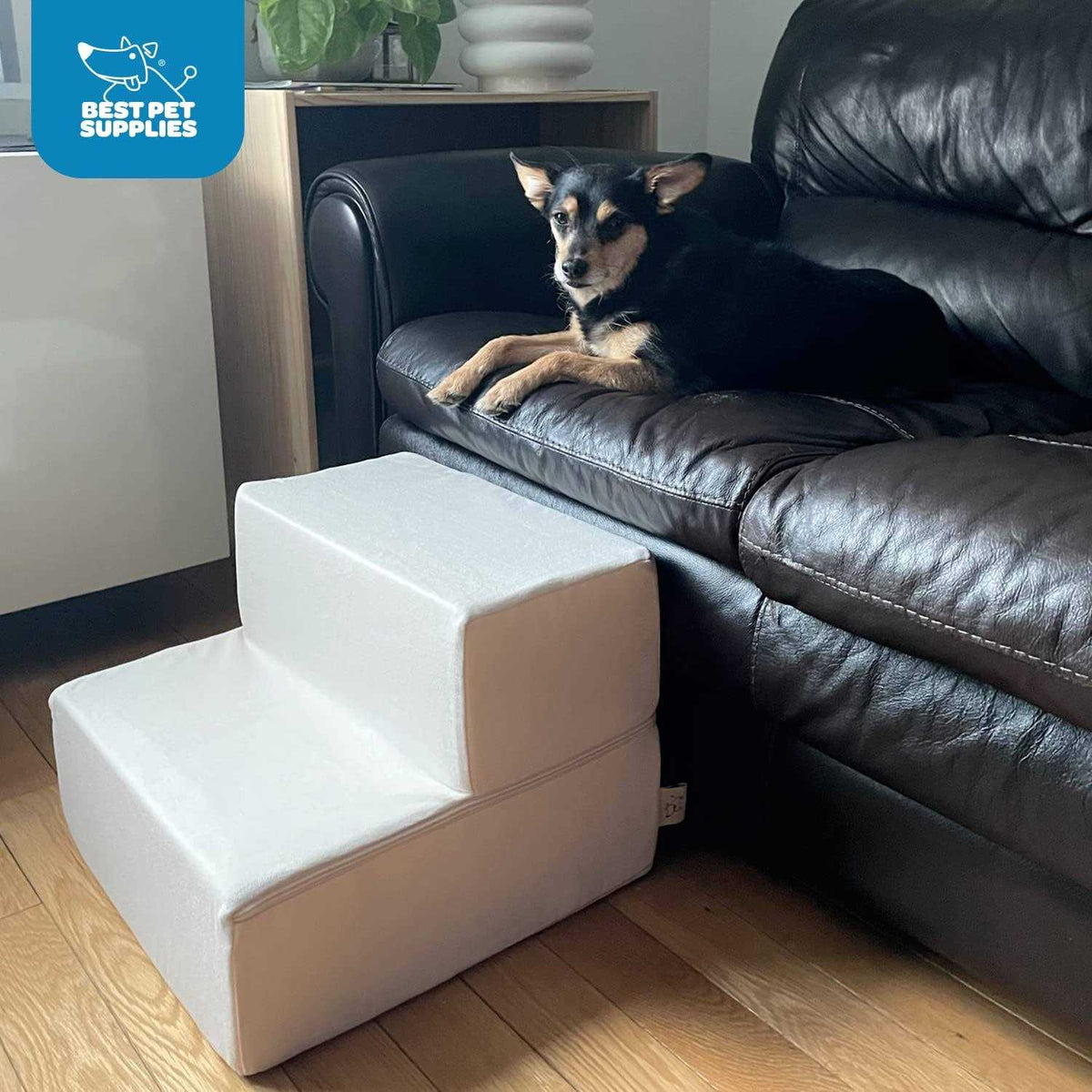 Foldable Pet Steps/Stairs with CertiPUR-US Certified Foam P25268