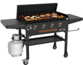 4-Burner Propane Griddle with Hard Cover Y786058