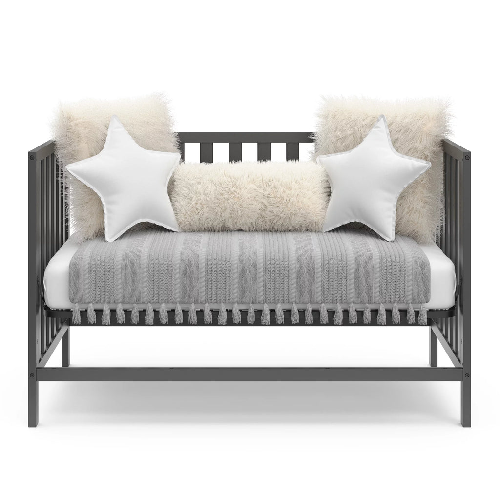 Gray 4-in-1 Convertible Baby Crib P814201