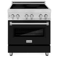 30 4.0 cu. ft. Black Matte Induction Range H415