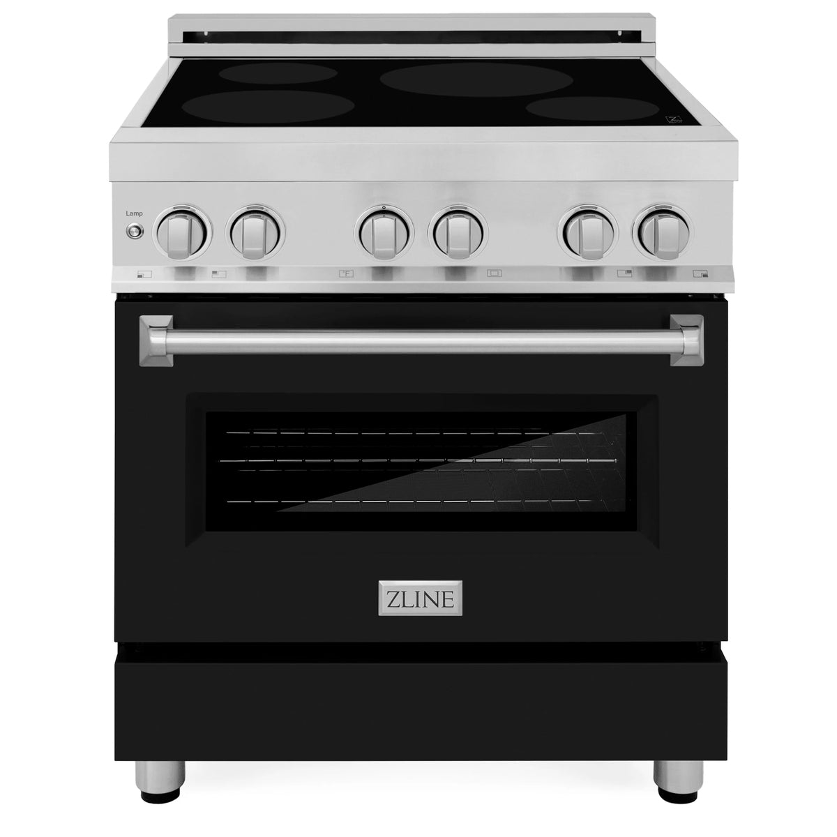 30 4.0 cu. ft. Black Matte Induction Range H415