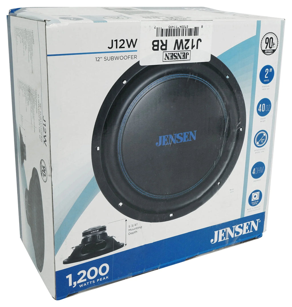 12 inch 1200 Watt 4-Ohm Car Subwoofer P2489