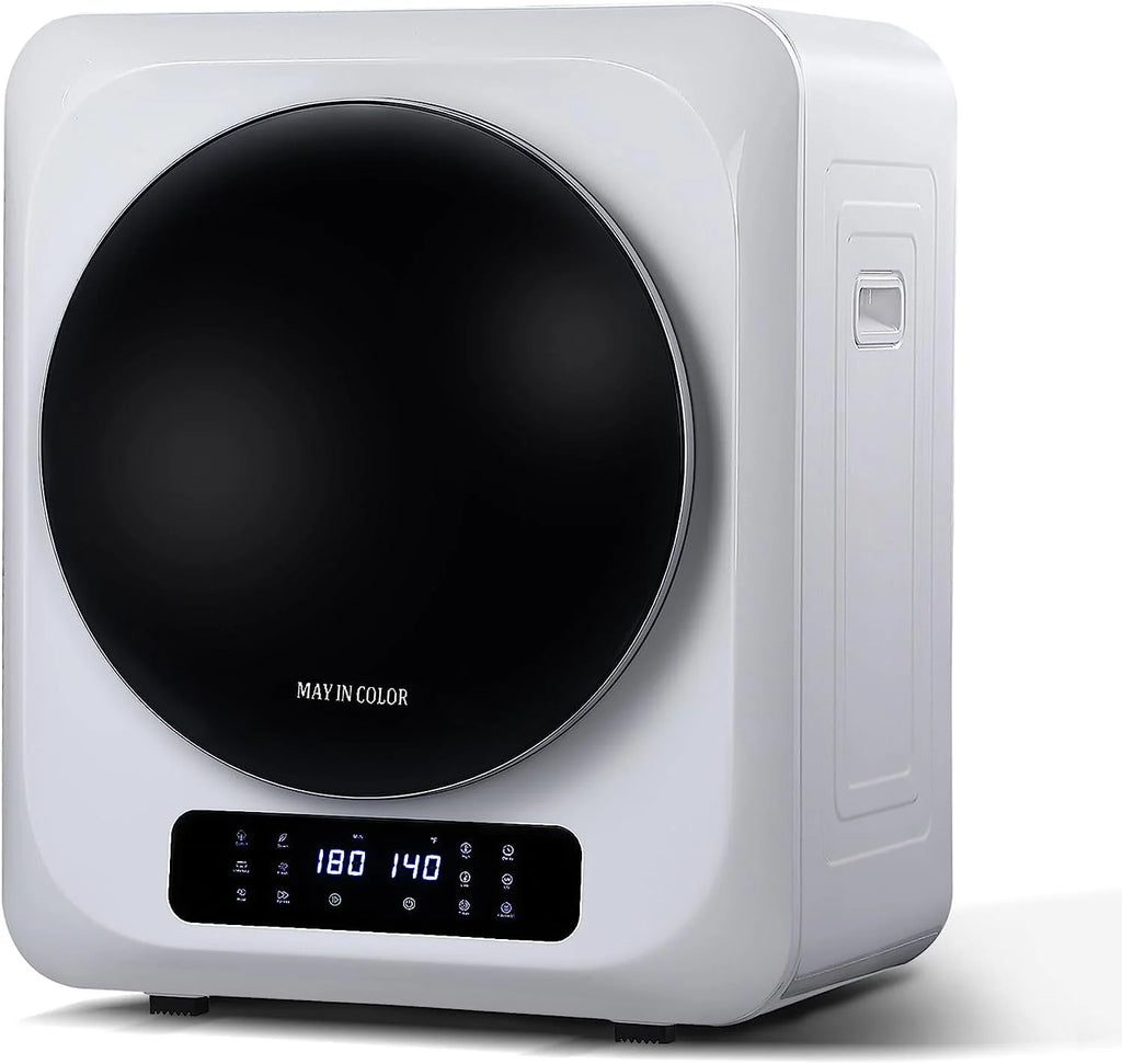 Compact Electric Laundry Dryer with Stainless Steel Drum V985388