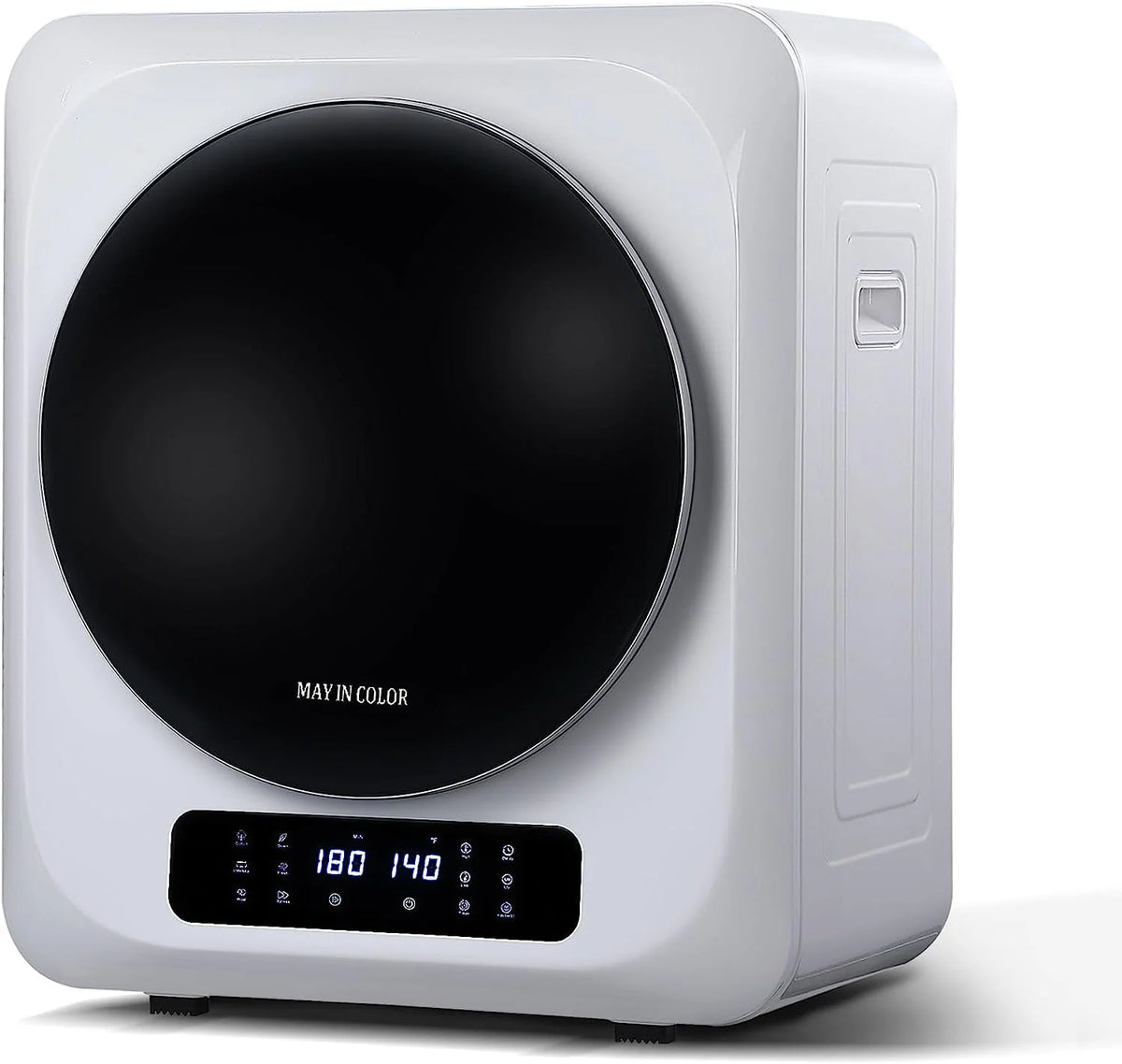 Compact Electric Laundry Dryer with Stainless Steel Drum V985388