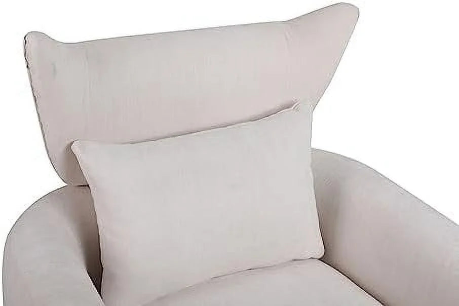 Mid Century Modern Swivel Accent Chair with Pillow M6469