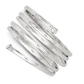 Sterling Silver 50mm Bangle Bracelet F8752