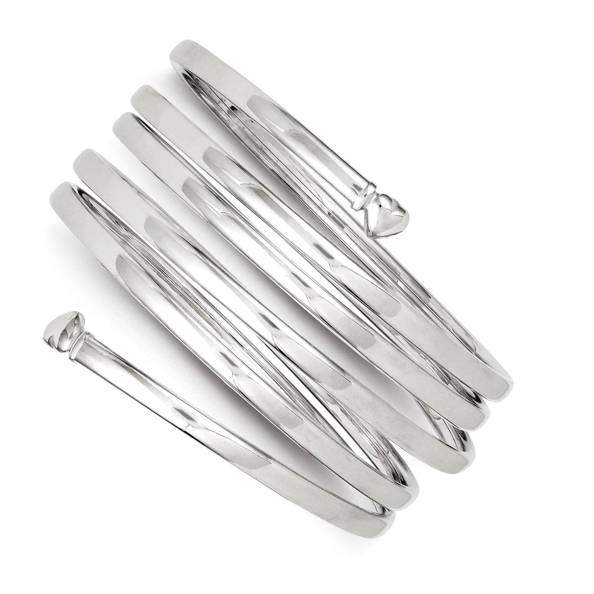 Sterling Silver 50mm Bangle Bracelet F8752