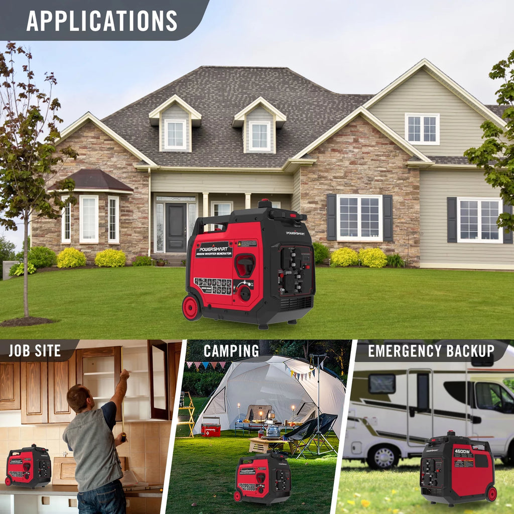4500 Watt Gas Powered Inverter Generator M53267