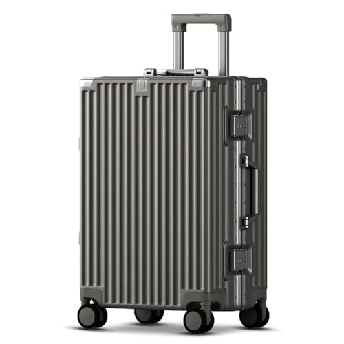 White 20Inch Hardside Carry-on Luggage with Cup Holder USB Port TSA Lock Spinner Wheels H2538