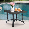 Outdoor Patio Aluminum Square Side Table Z1718