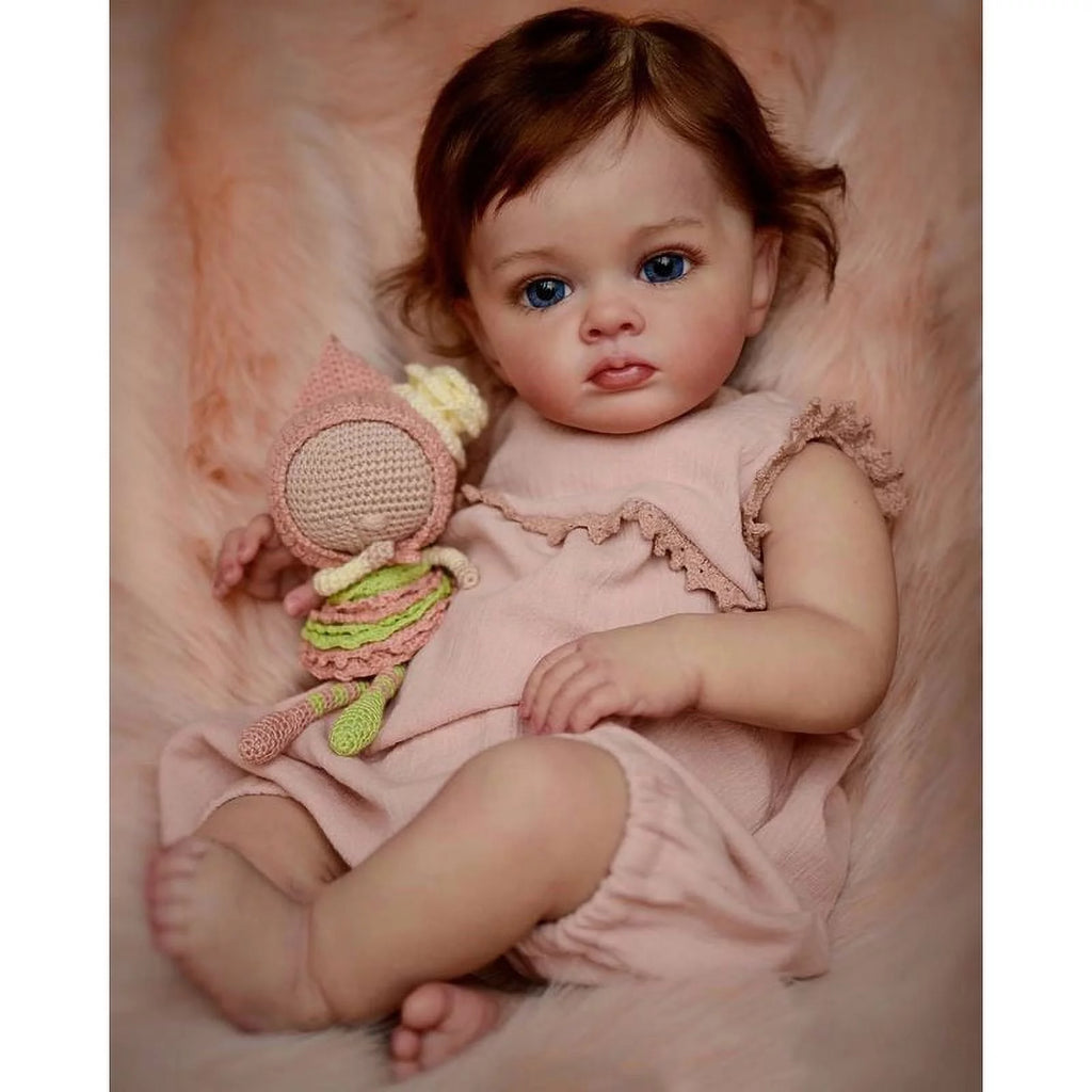 24inch Handmade Painted Reborn Dolls with Rooted Hair O8041