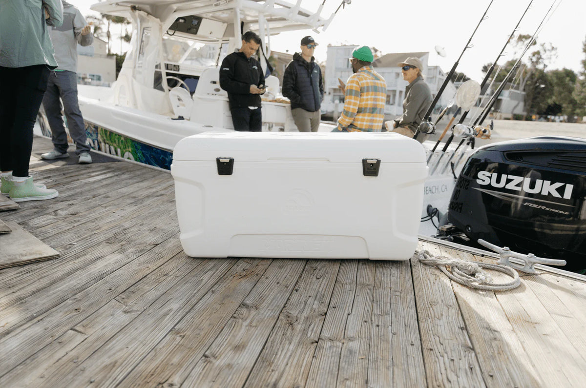 150 QT White Hard Side Cooler J14778