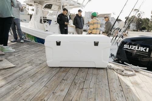 150 QT White Hard Side Cooler J14778