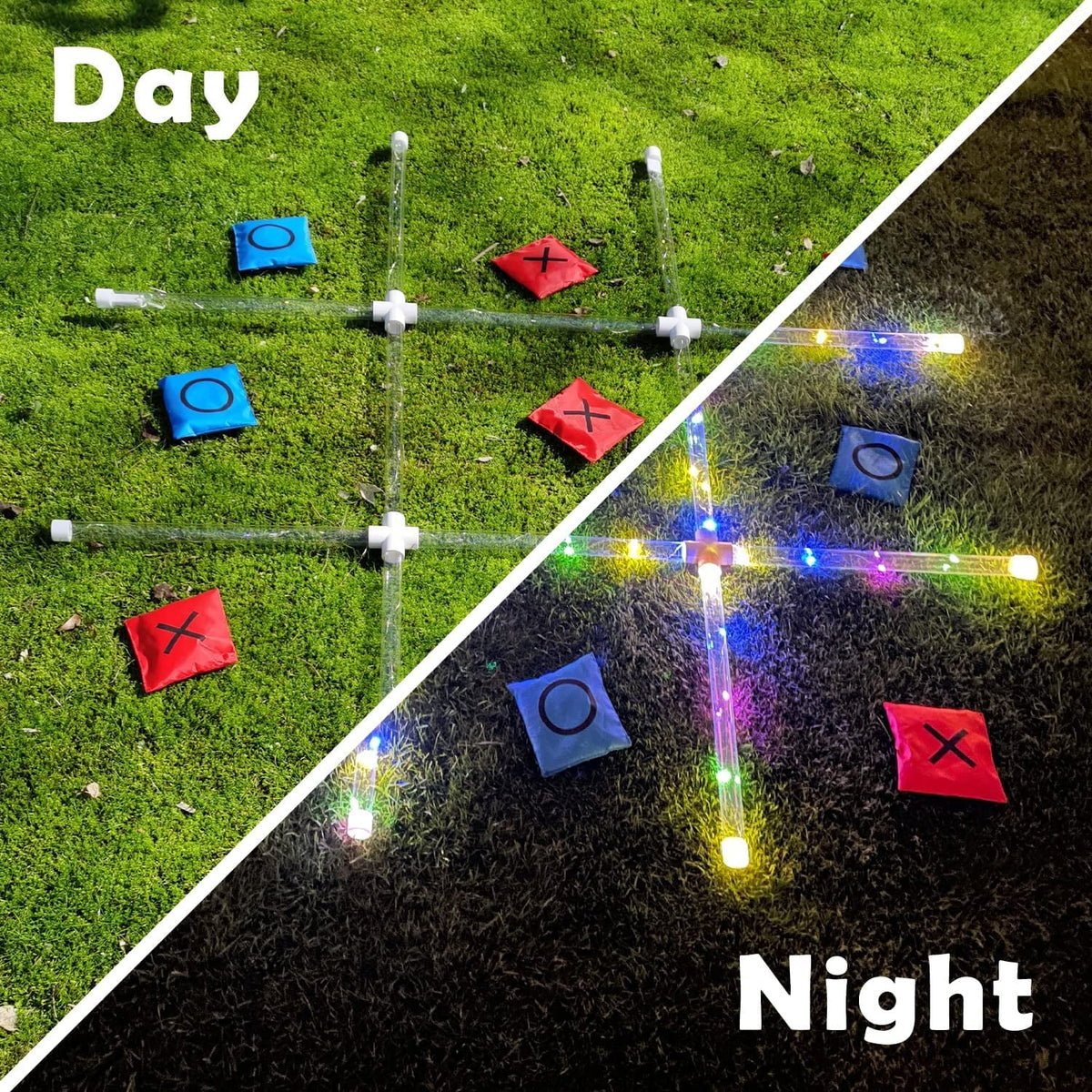 Giant Tic Tac Toe Yard Game with Light H454