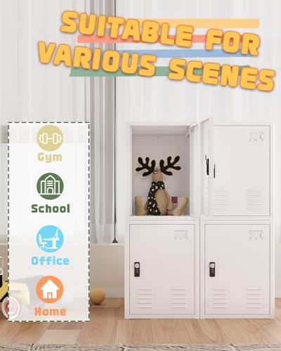 19.7" H Metal Locker Storage Cabinet with 1 Doors M59977