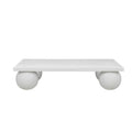 Rectangle Coffee Table Large Ivory Concrete Q531