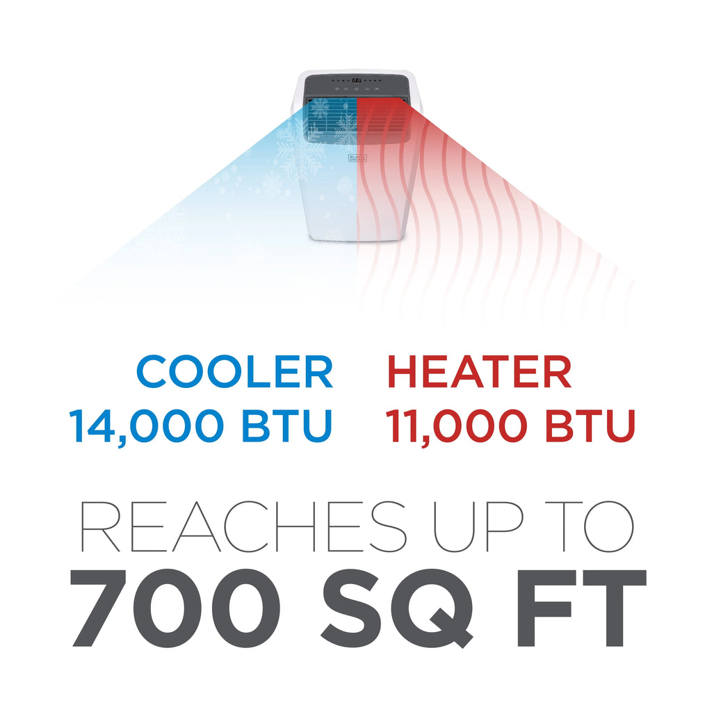 8,000 BTU Portable Air Conditioner with Remote Control, White N2162