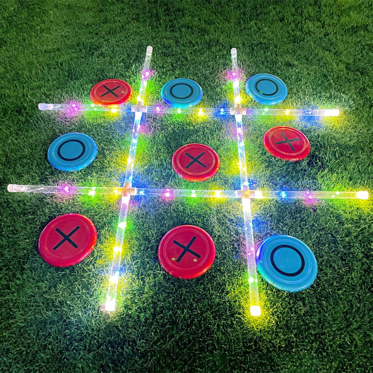 Giant Tic Tac Toe Yard Game with Light H454