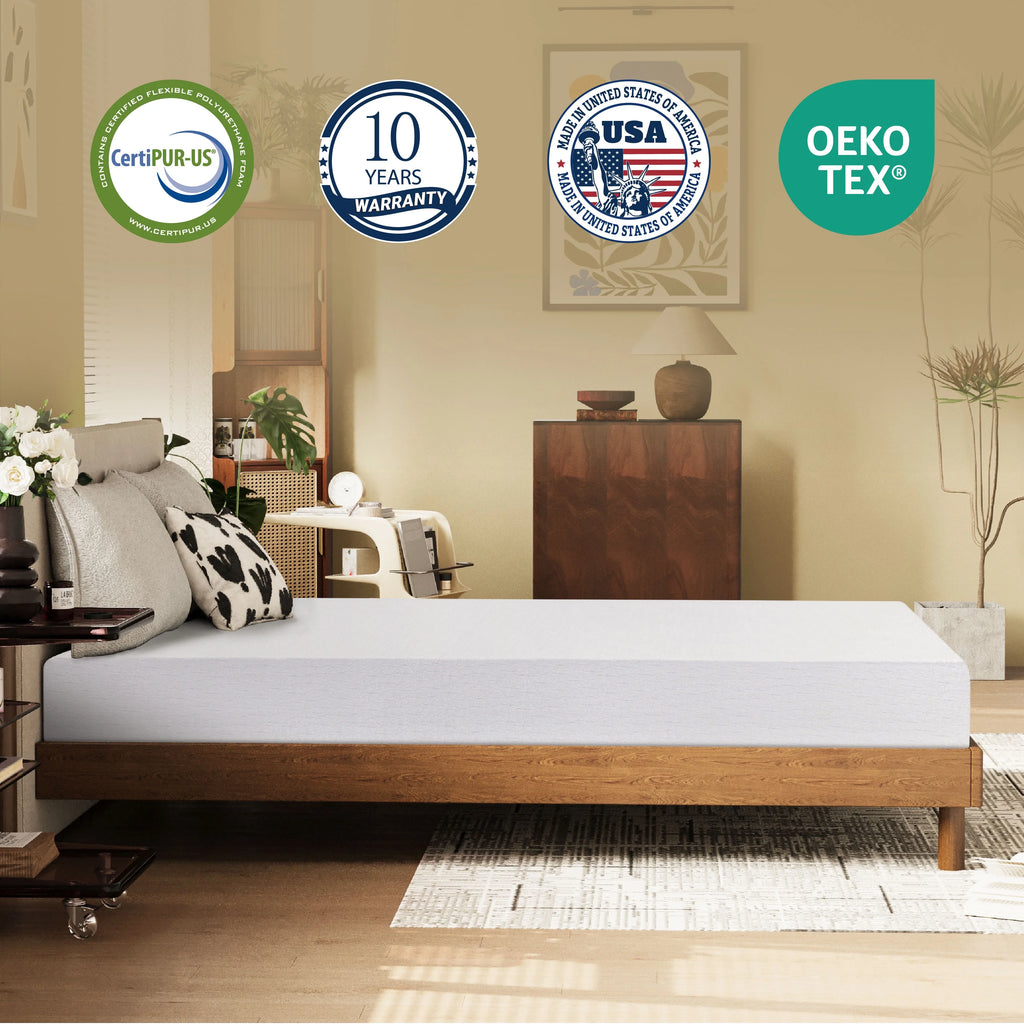 8 Tight Top Gel Memory Foam Twin Mattress D32294