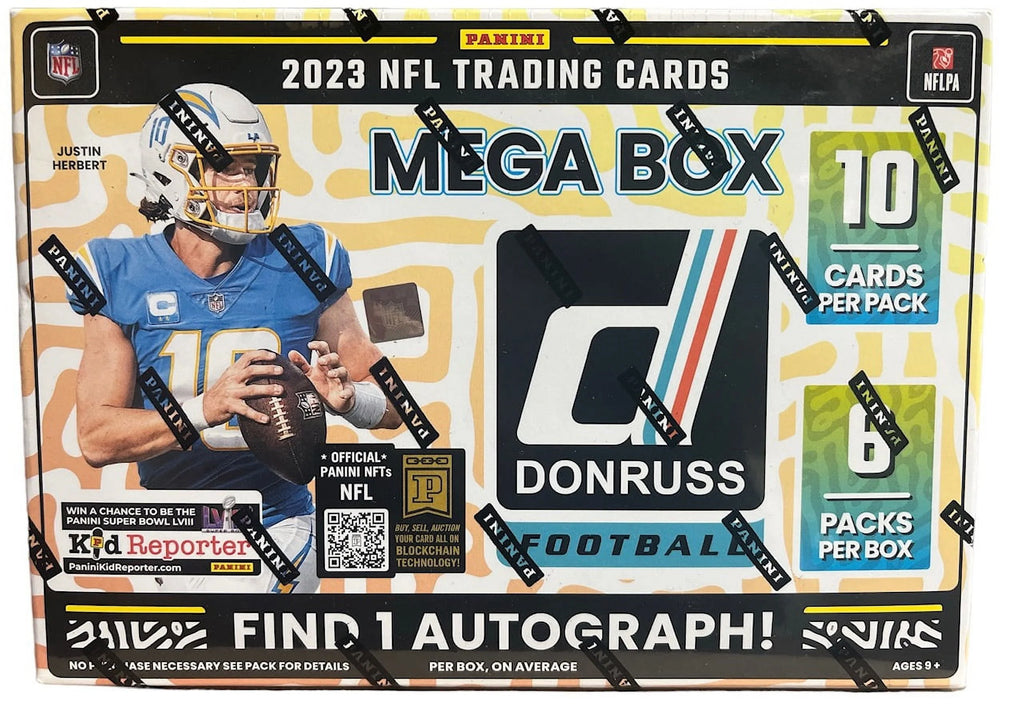 NFL Football Trading Card Mega Box K200356