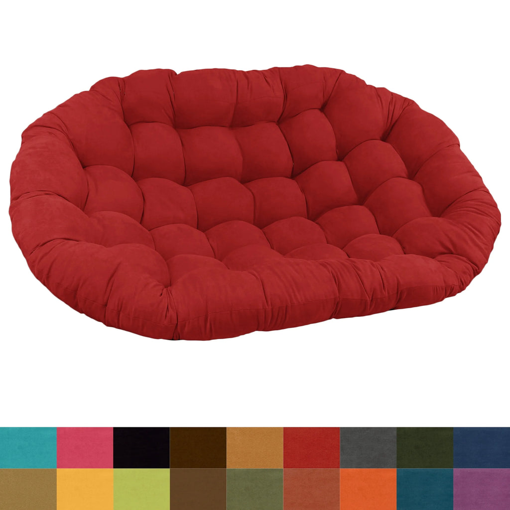 Solid Microsuede Double Papasan Cushion H79308