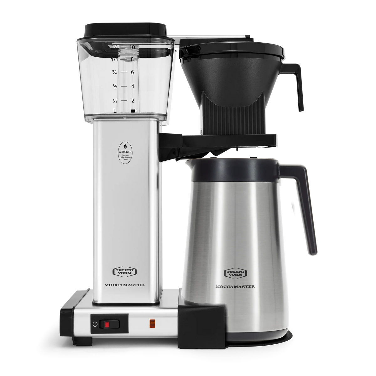 Coffee Maker in Polished Silver J487