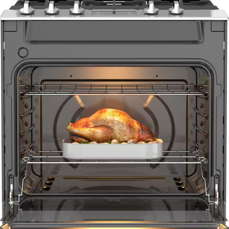 5.1 cu.ft. Gas Range with Self-Cleaning Oven Stainless Steel R1334