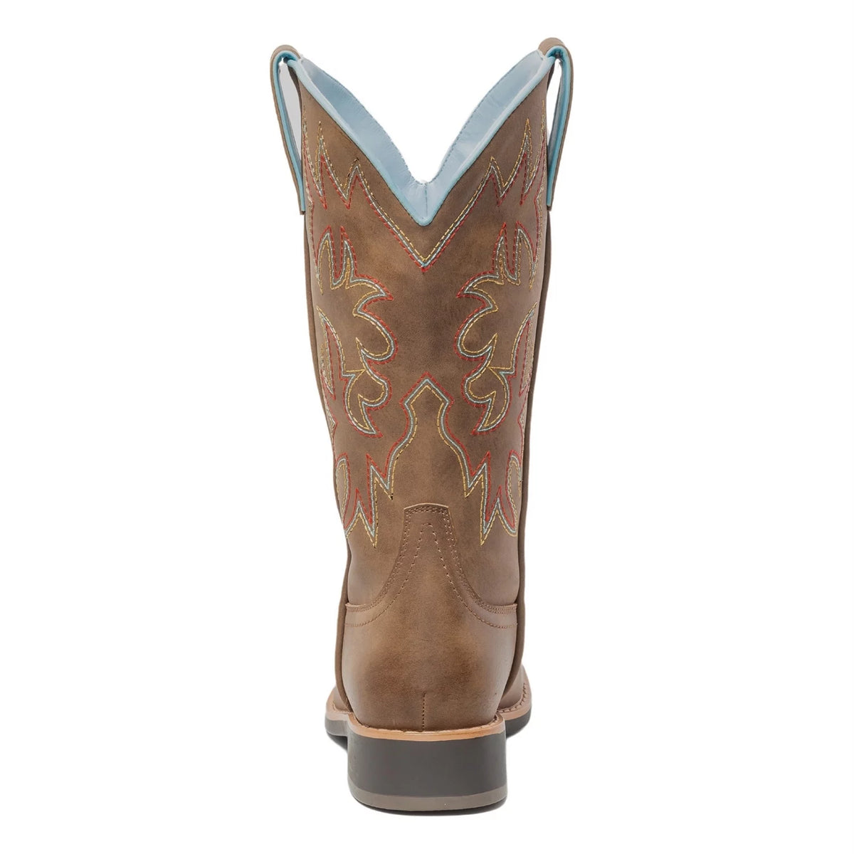 Brown Square Toe Western Cowboy Boots M75484