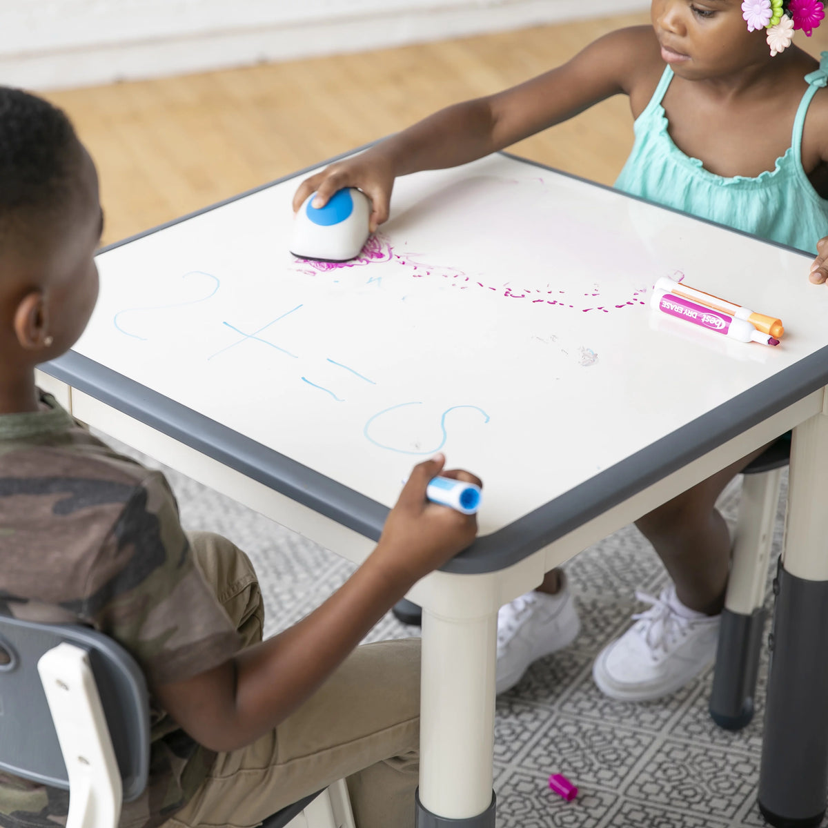Adjustable Kids Activity Table with 2 Chairs X918485