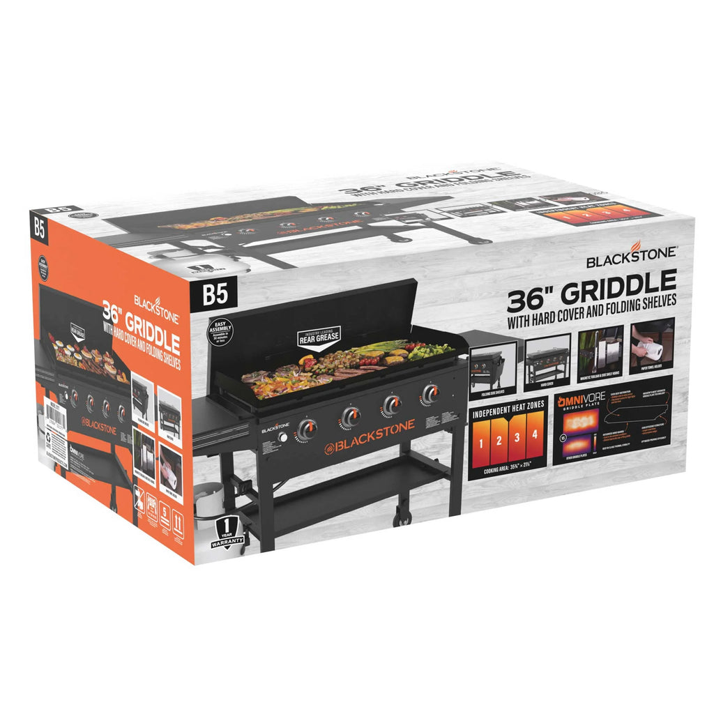 4-Burner Propane Griddle with Hard Cover Y786058
