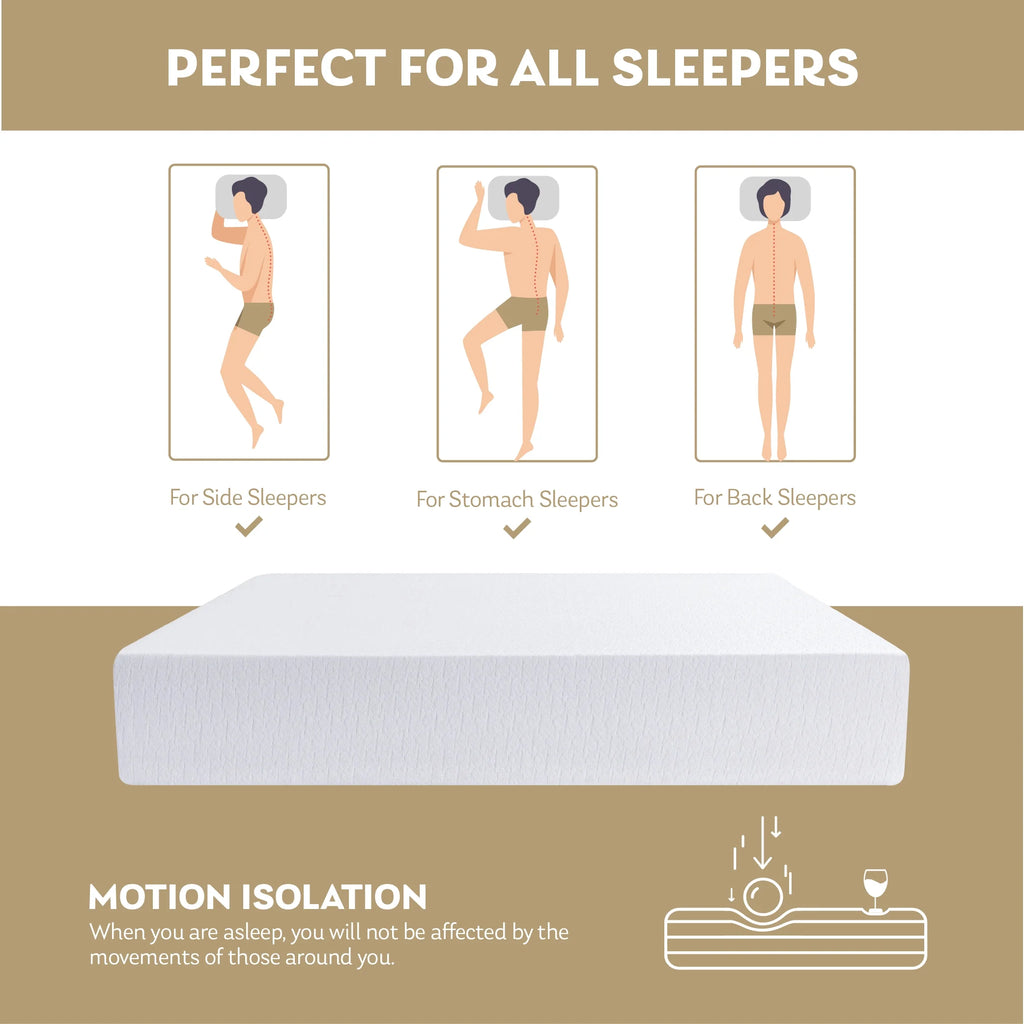 8 Tight Top Gel Memory Foam Twin Mattress D32294