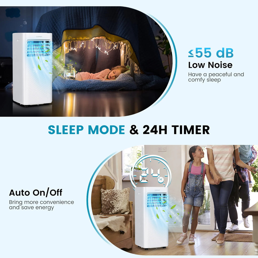 5000 BTU Portable Air Conditioner 4-in-1 N7631