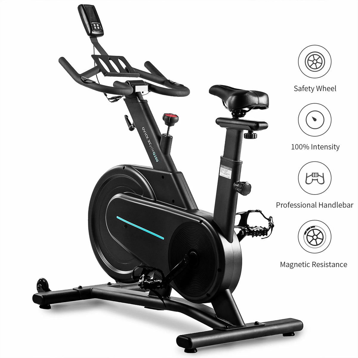 Home Workout Exercise Bike with Digital LCD R653