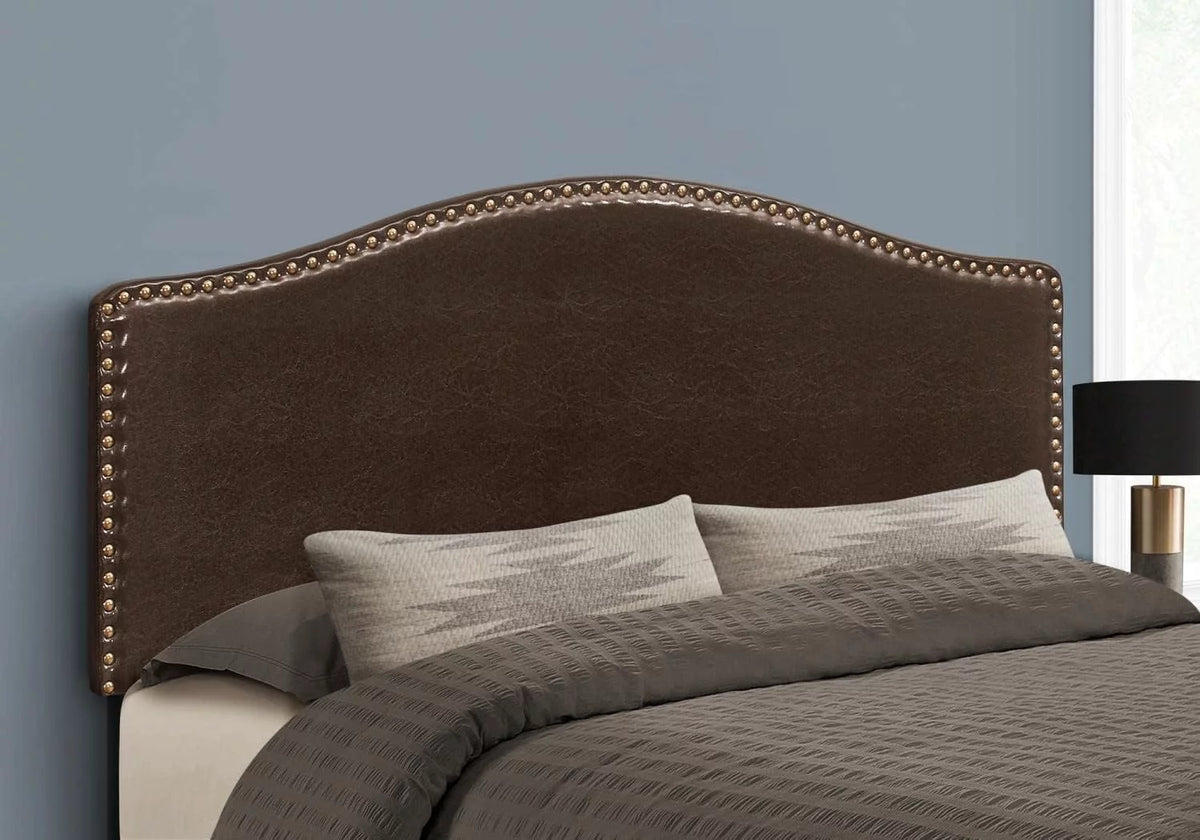 Upholstered Dark Brown Headboard W50252