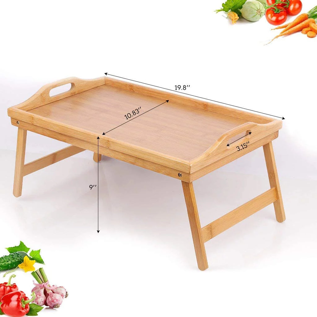 Bamboo Bed Tray with Folding Legs Y7270