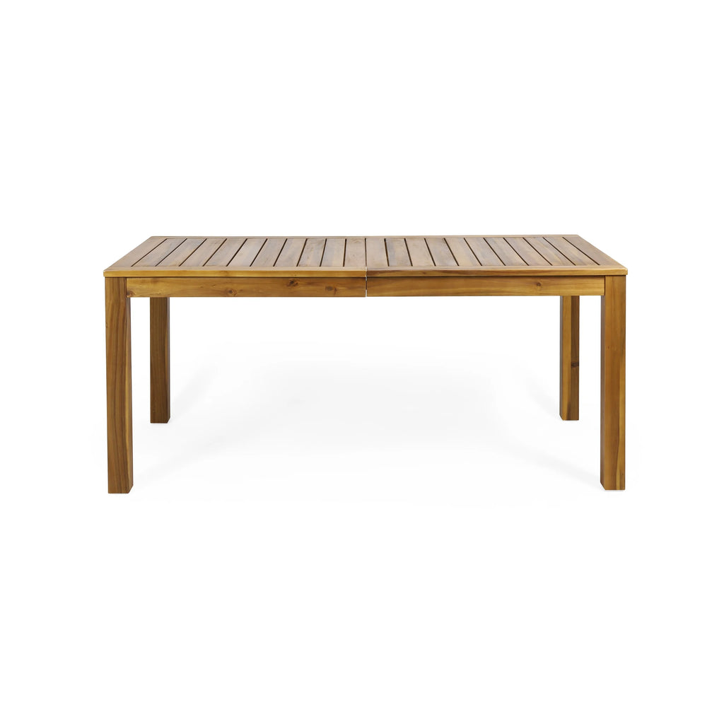 Rustic Rectangle Acacia Wood Dining Table O16798