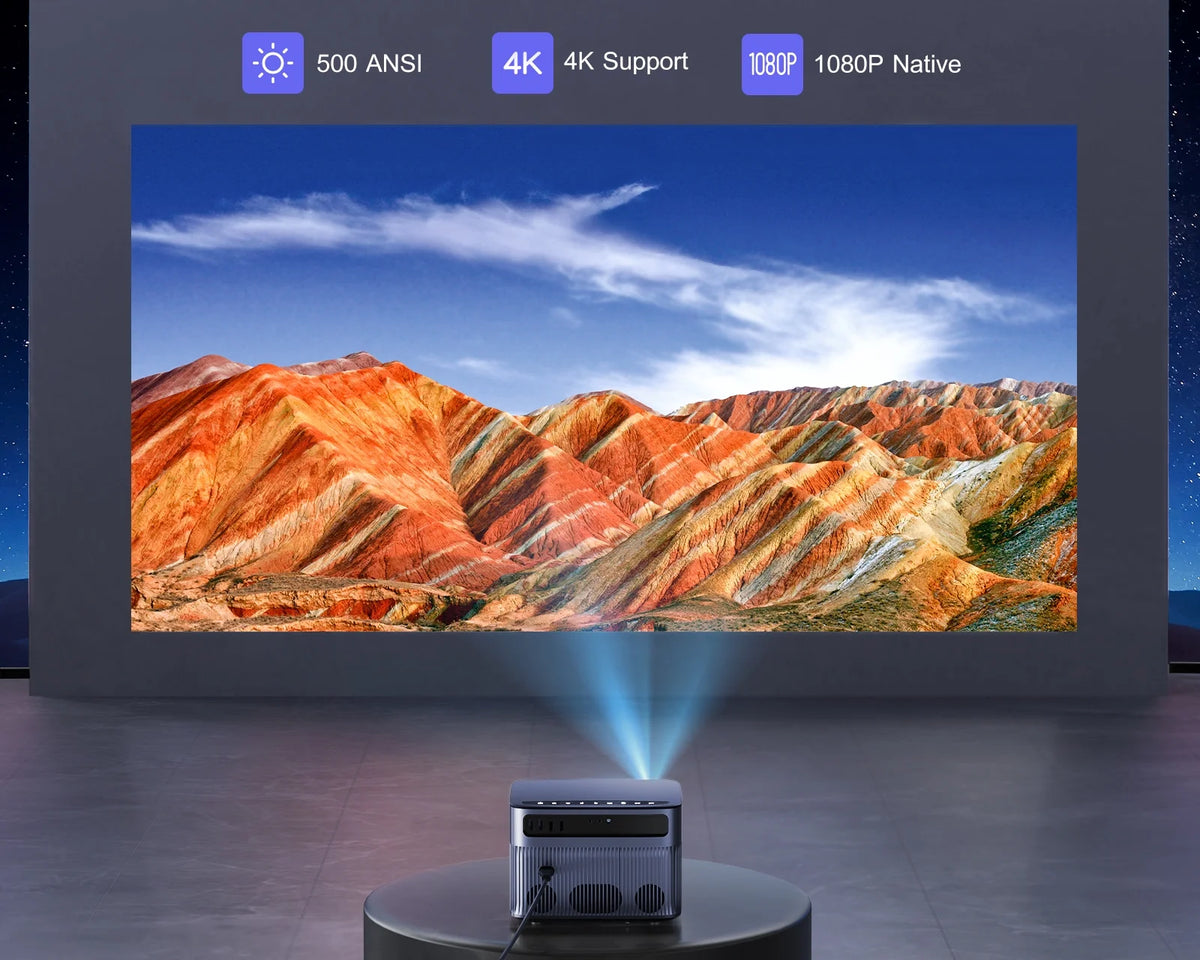 Native 1080P 5G WiFi 6 LCD Projector L57344