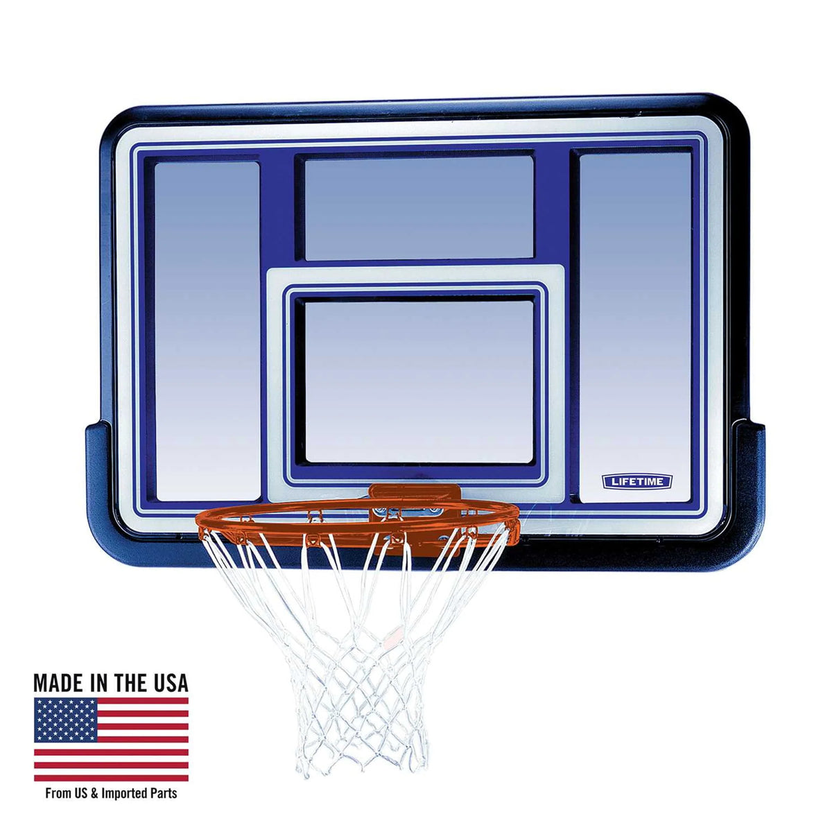 44 inch Polycarbonate Basketball Backboard and Rim Combo Y872849
