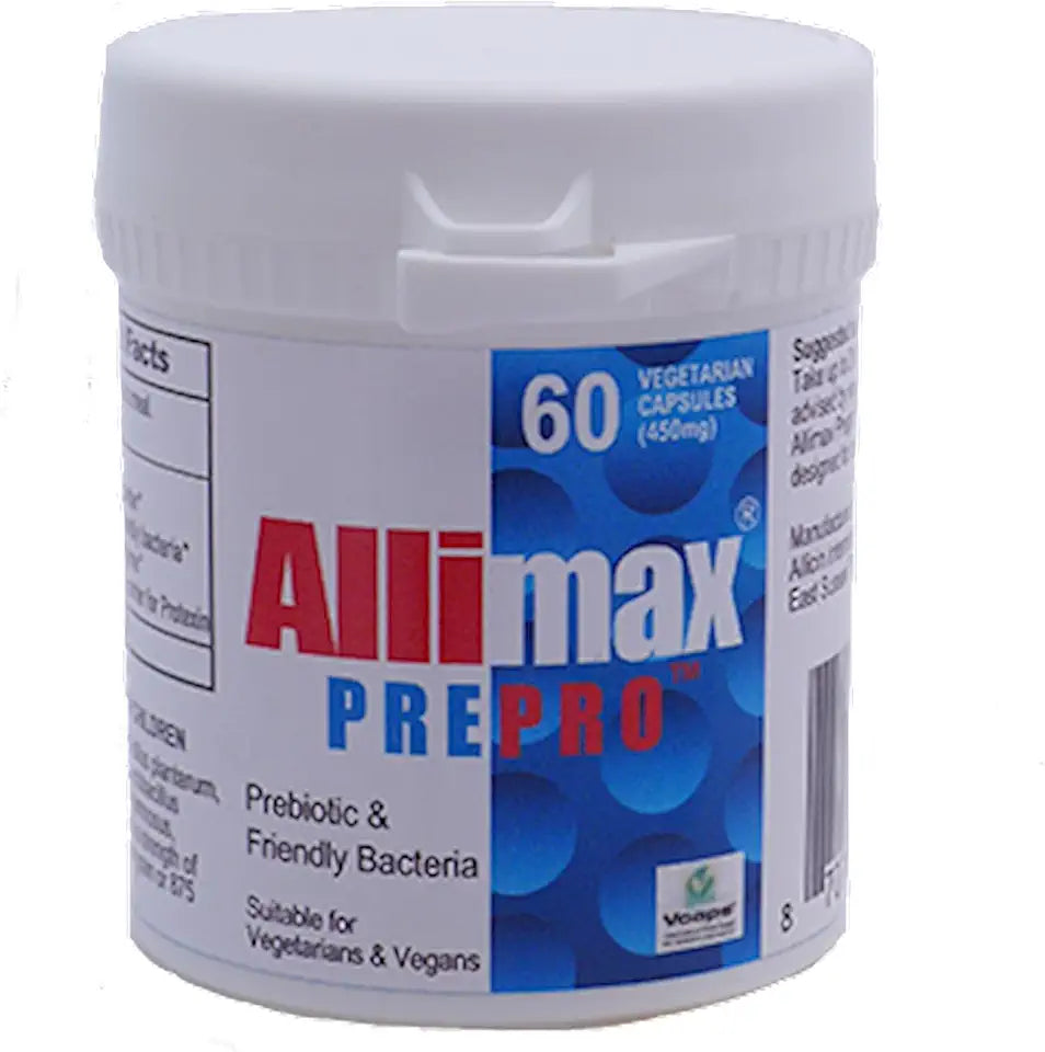 60 Capsules Stabilized Allicin Prebiotics Probiotics Digestive Enzymes V229