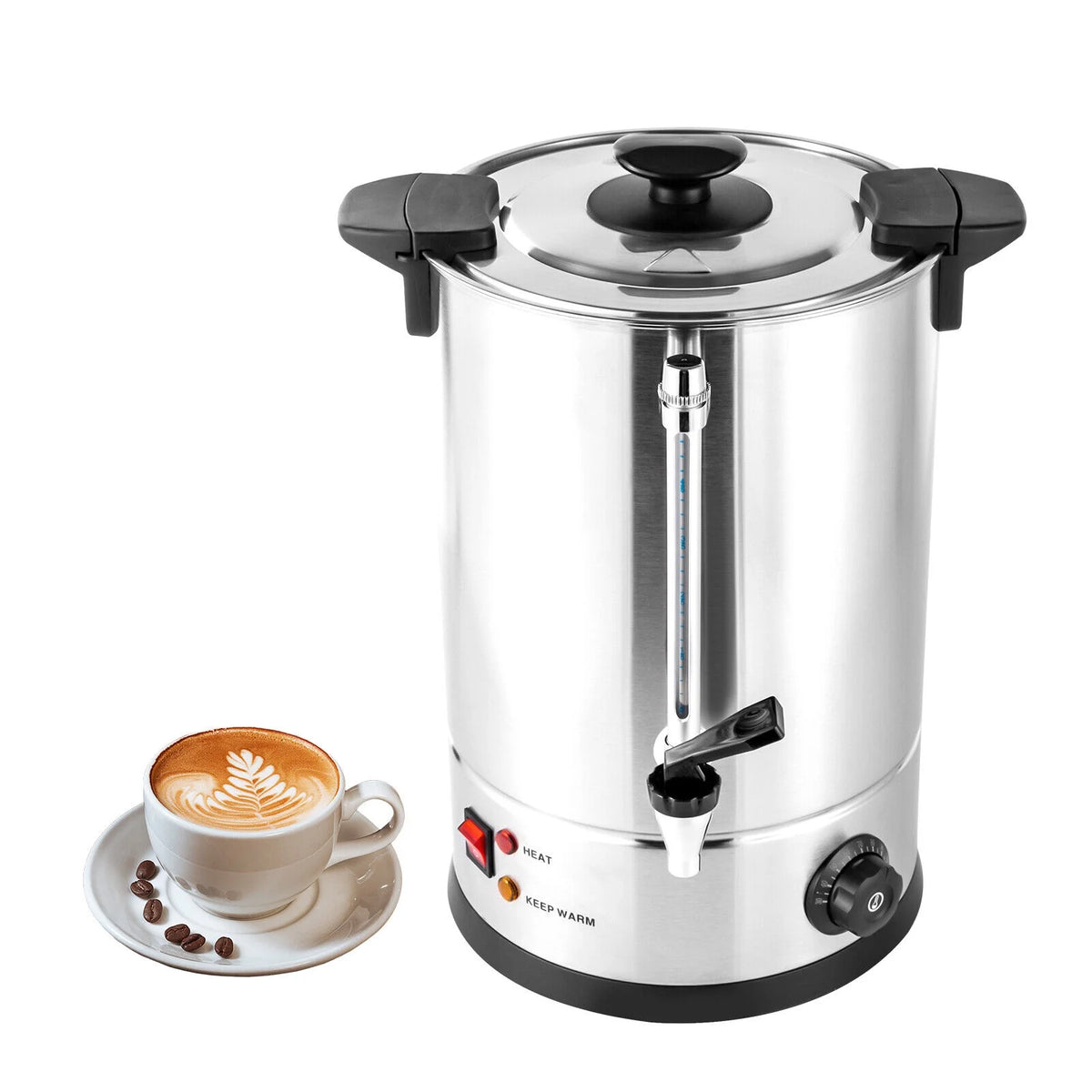 Commercial Grade Stainless Steel 12L Coffee Urn C6269