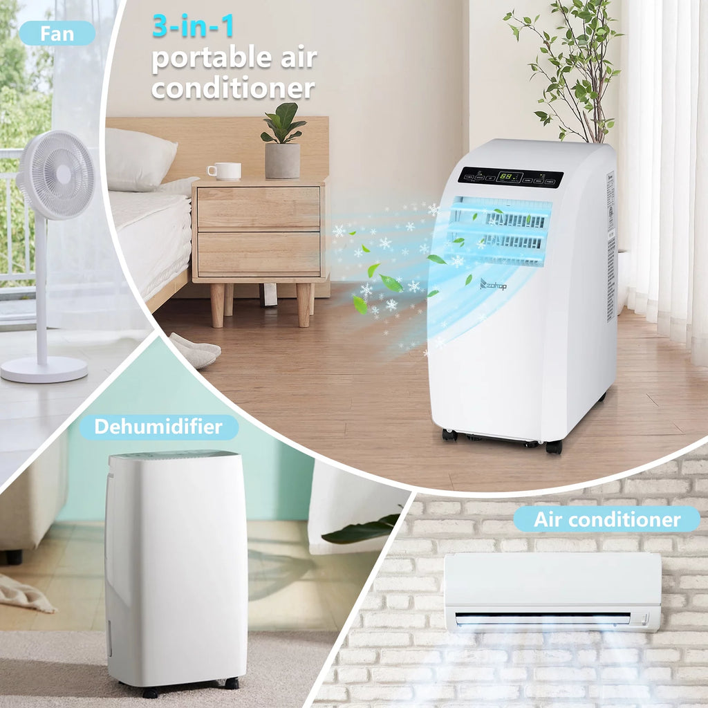 White Portable Air Conditioner Z7124