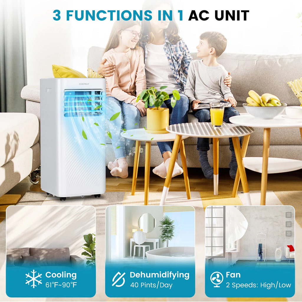 5000 BTU Portable Air Conditioner 4-in-1 N7631