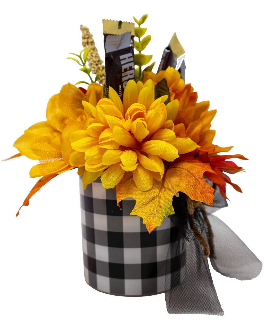 Miniature Fall Floral Candy Bouquet O824