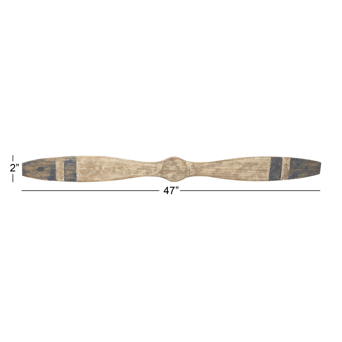 Brown Wood Airplane Propeller Wall Decor S9479