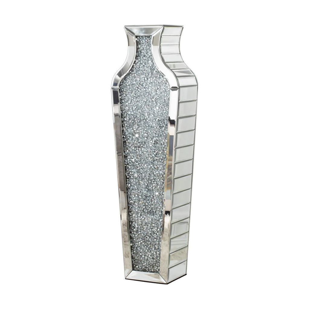 Tall Crushed Diamond Floor Vase P8893