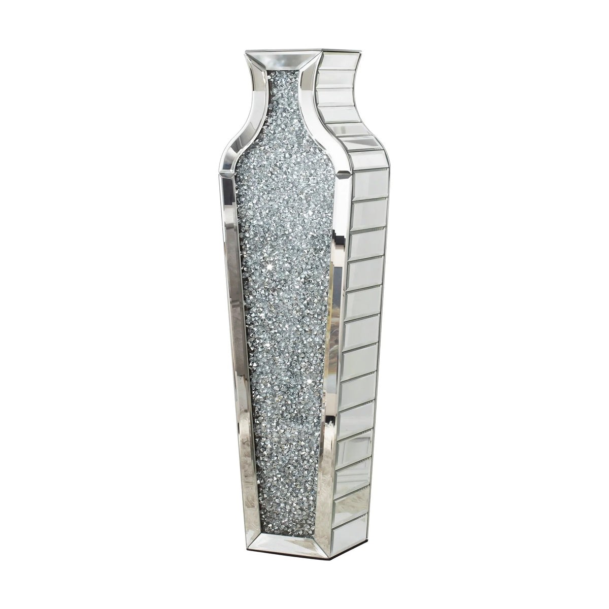 Tall Crushed Diamond Floor Vase P8893