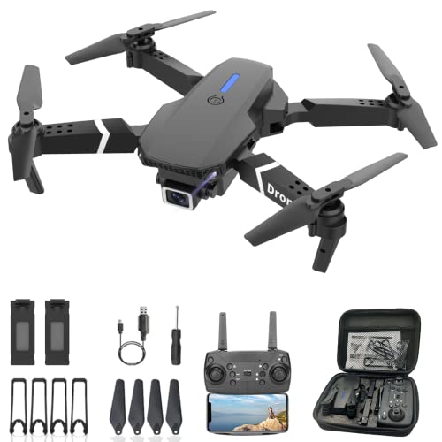 Foldable RC Quadcopter with Dual Camera, 1080P FPV, 3 Batteries W964370