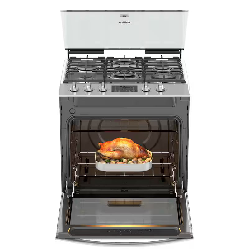 5.1 cu.ft. Gas Range with Self-Cleaning Oven Stainless Steel R1334