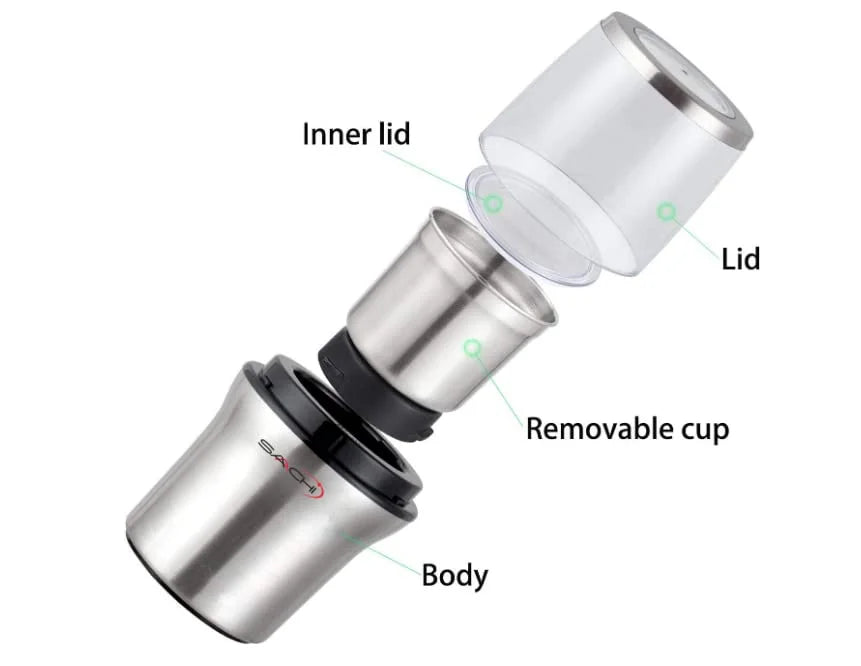 2-in-1 Electric Coffee Grinder and Wet Dry Spice Grinder Q1600