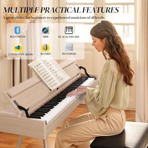 88 Keys Digital Piano with 3-Pedal Unit W4784